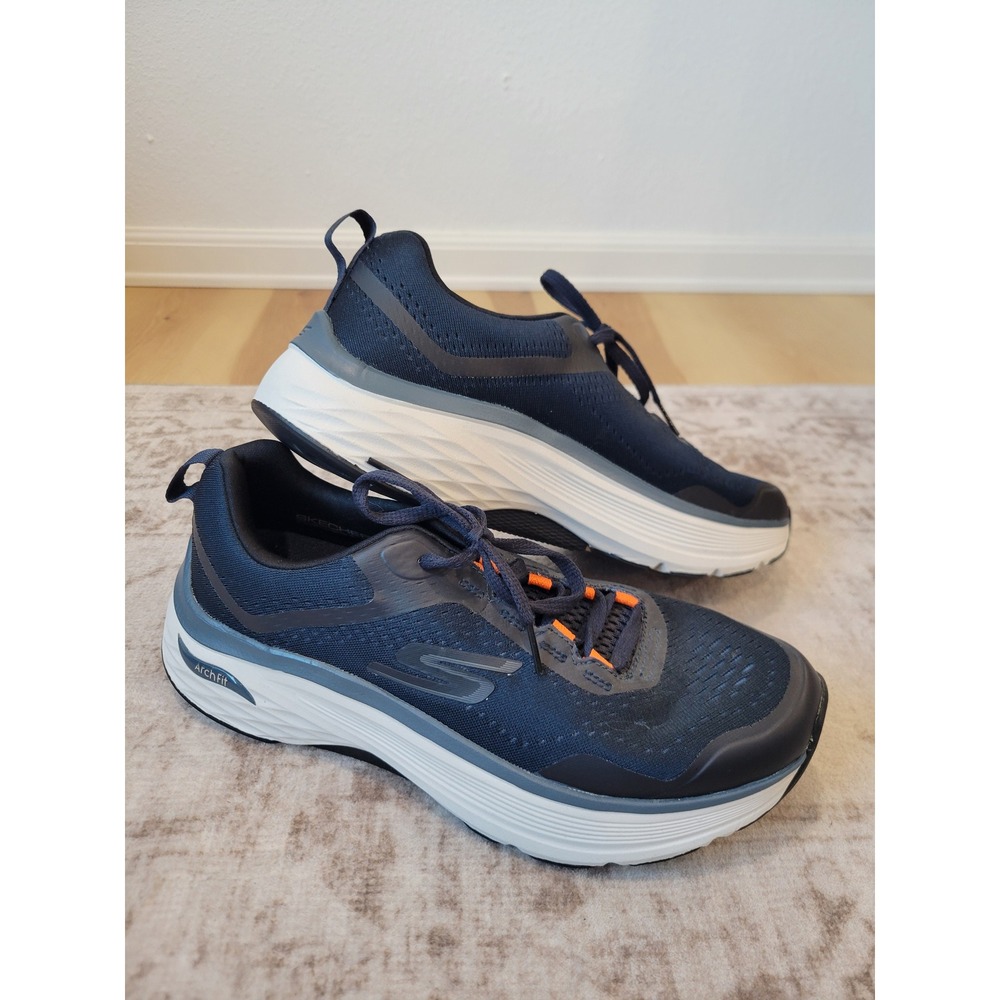 Skechers Arch Fit Goodyear Performance Walking‎ Shoes Men's 9.5 Navy/Gray
